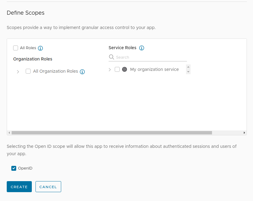 OpenID and create